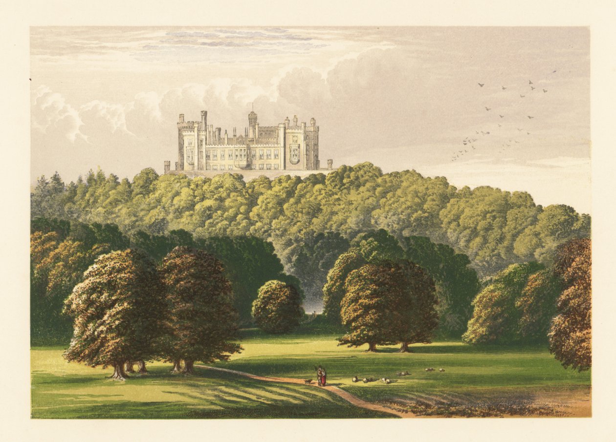 Castelo de Belvoir, Leicestershire, Inglaterra. de Alexander Francis (after) Lydon