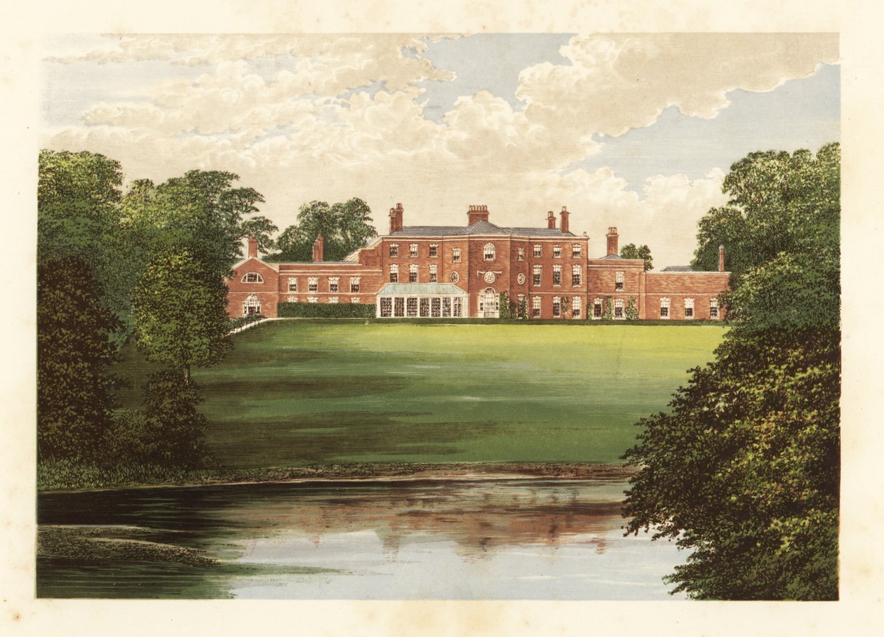 Lawton Hall., Cheshire, Inglaterra. de Alexander Francis (after) Lydon