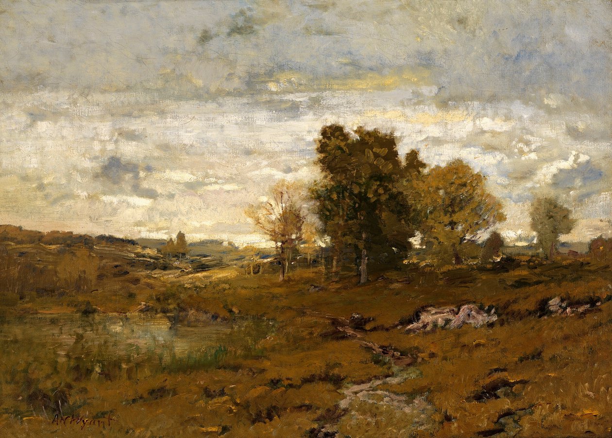 outono em Arkville de Alexander H. Wyant
