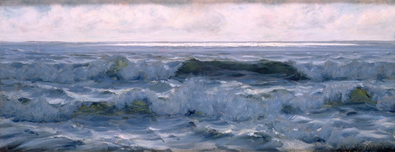 As ondas, c.1884 de Alexander Harrison