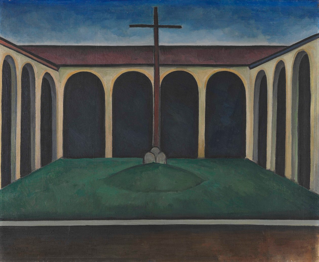 Claustro I, 1913. de Alexander Kanoldt