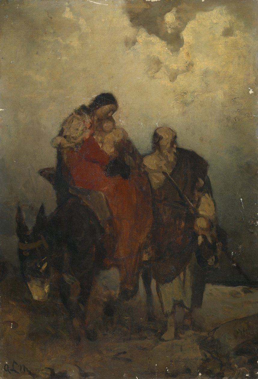 Fuga do Egipto de Alexander Liezen Mayer