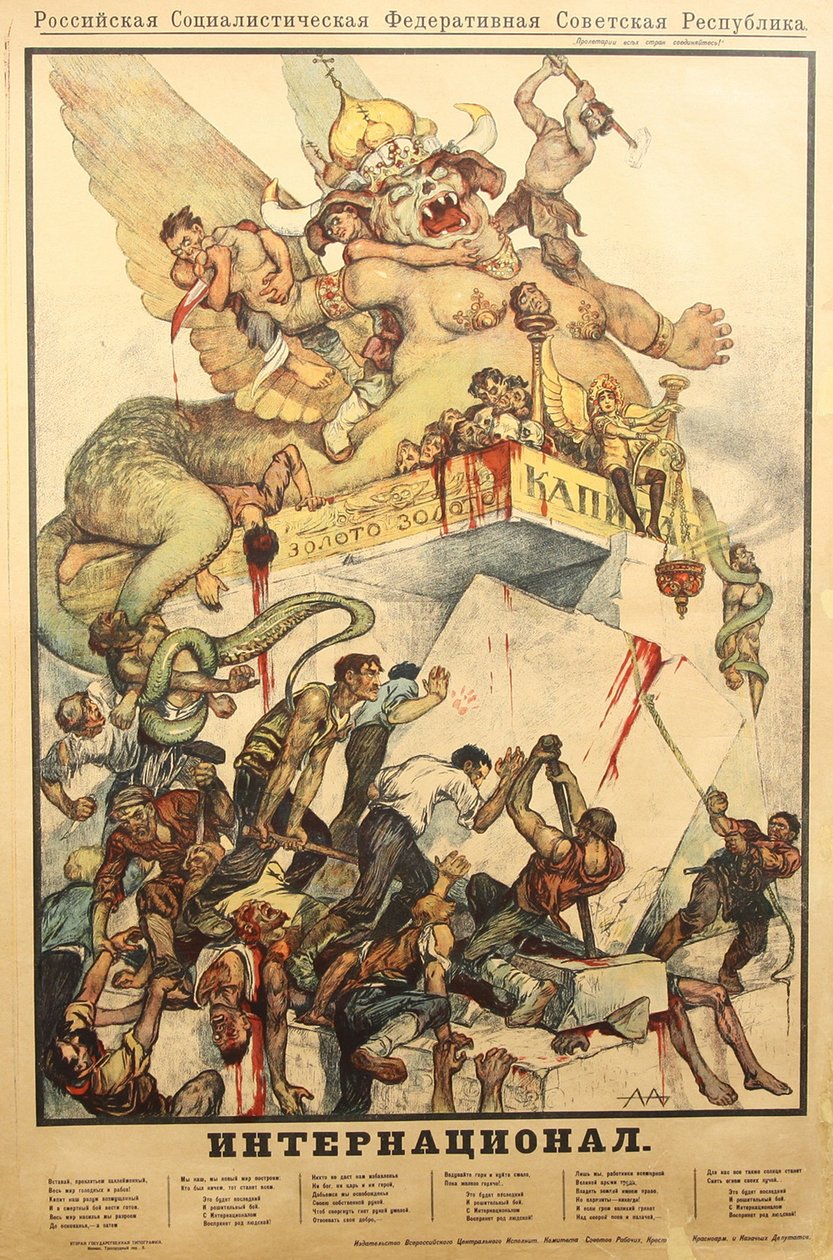 O pôster internacional, 1919 de Alexander Petrovich Apsit