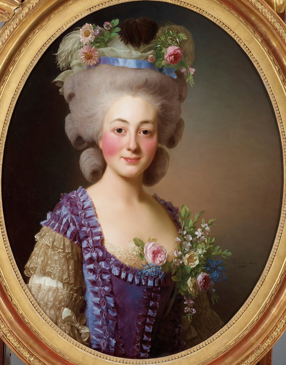 Retrato da Condessa da Baviera-Grosberg de Alexander Roslin