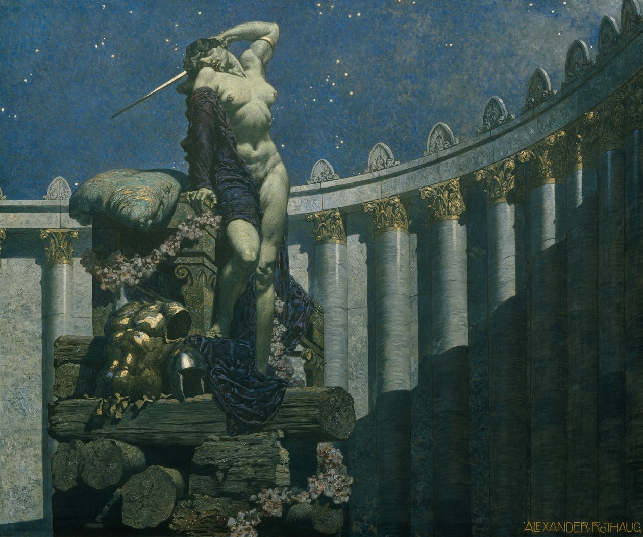 Dido na fogueira, 1935. de Alexander Rothaug