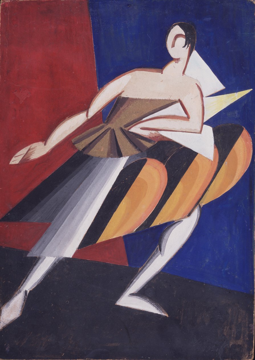Figurino, 1920 de Alexandra Alexandrowna Exter