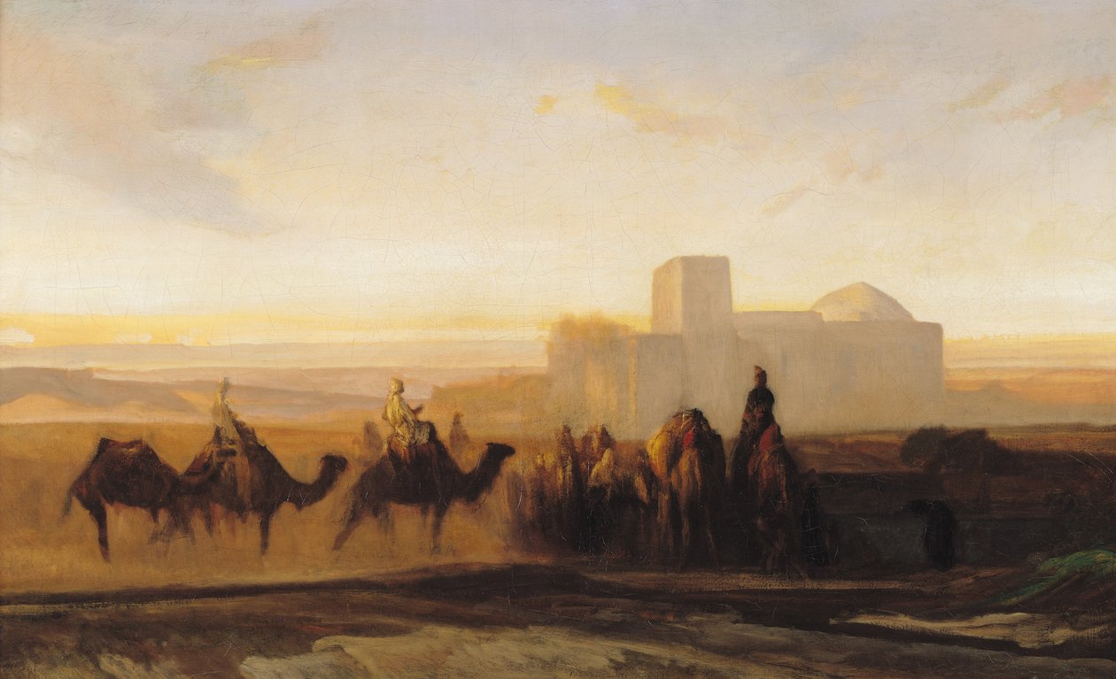A caravana de Alexandre Gabriel Decamps