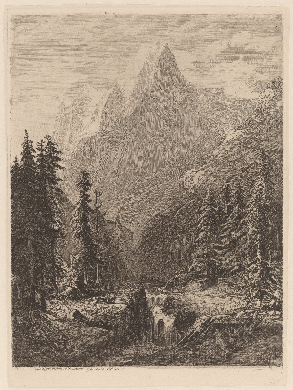 Prado da Montanha de Alexandre Calame