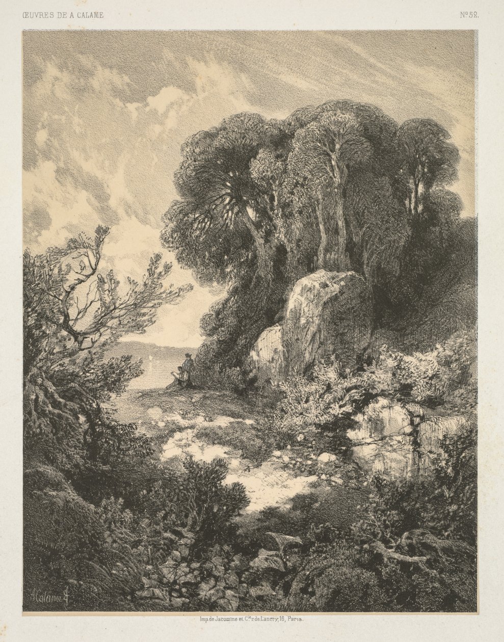 Obras de A. Calame: No. 52. de Alexandre Calame