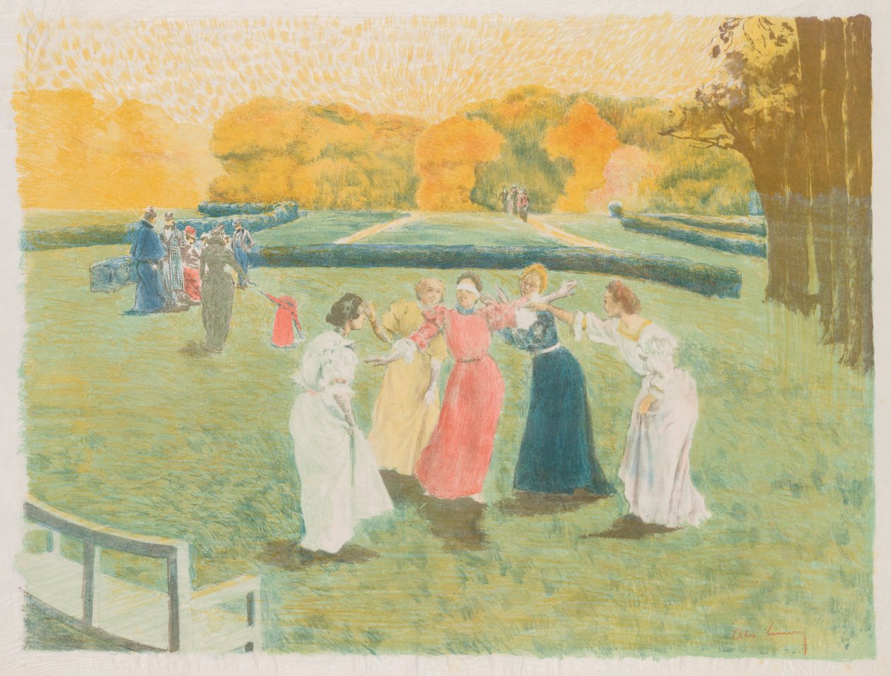 Colin-Maillard, 1897. de Alexandre Lunois