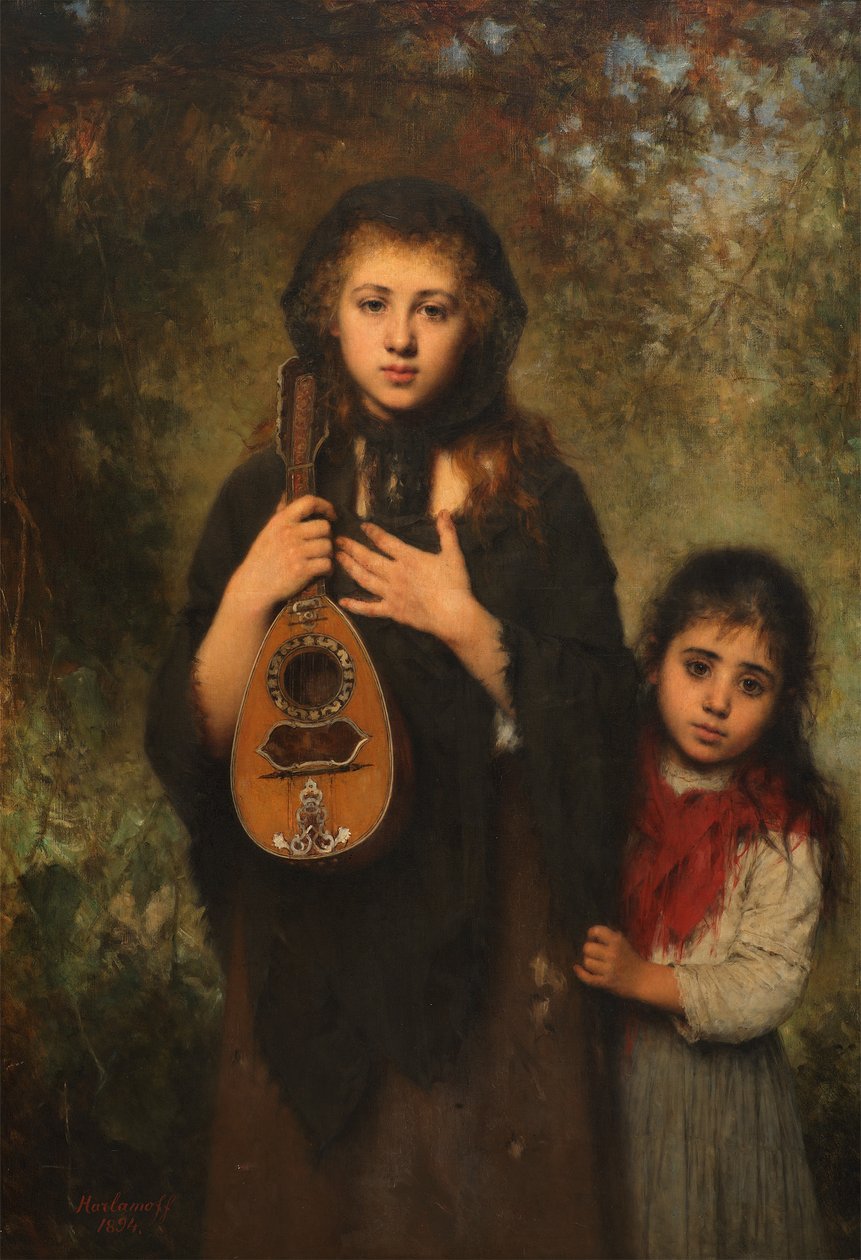 Duas meninas de Alexei Harlamov