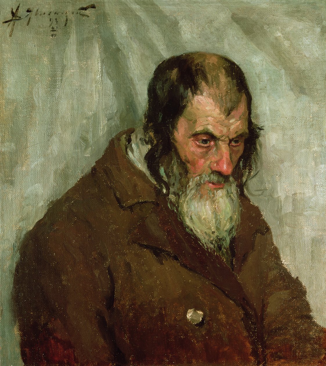 O velho judeu, 1893 de Alexej von Jawlensky