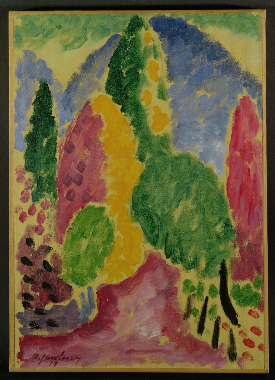 Variação, 1914 de Alexej von Jawlensky