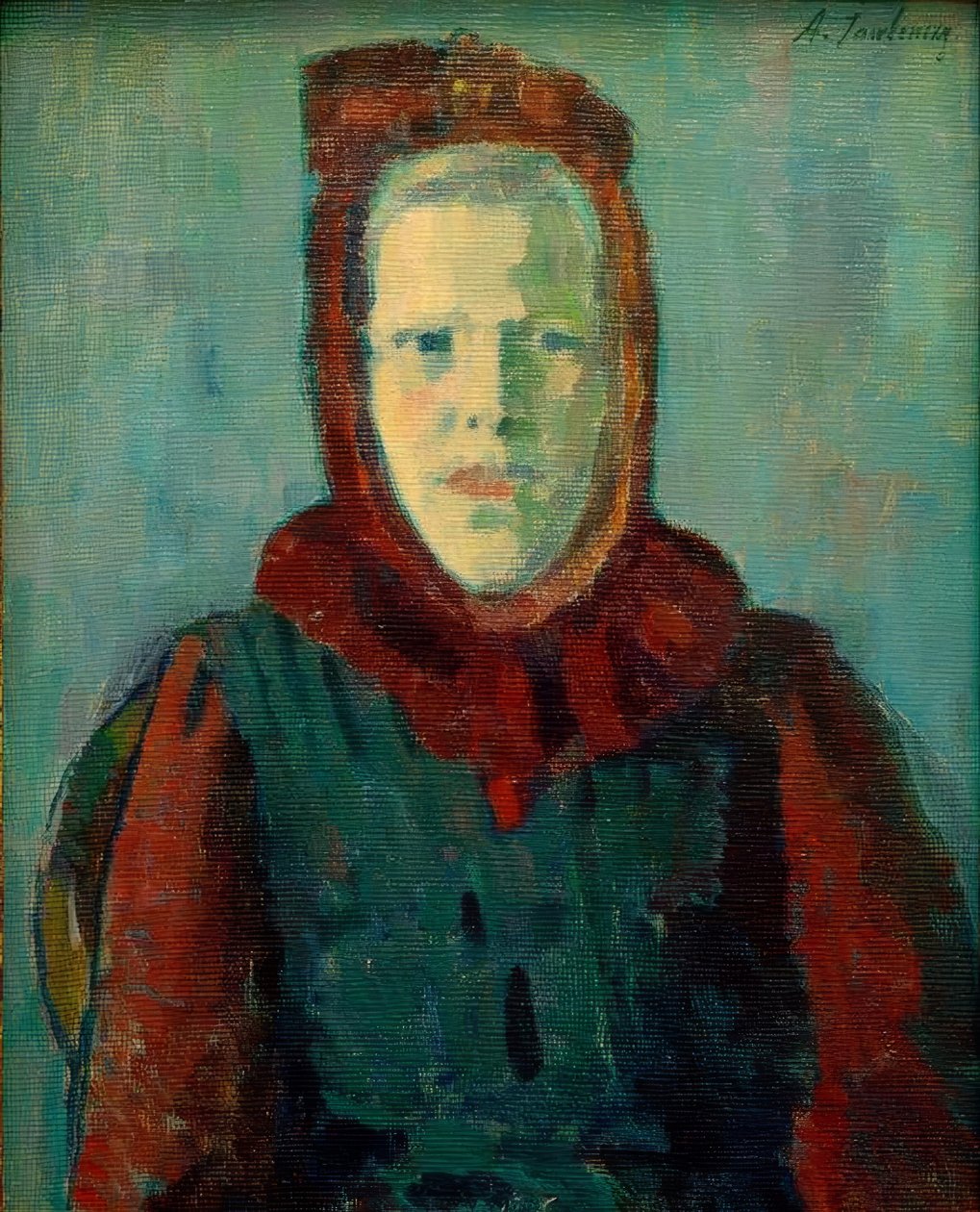 Menina com touca de Alexej von Jawlensky