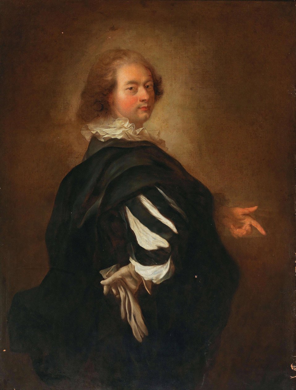 Auto-retrato, início da década de 1730. de Alexis Grimou