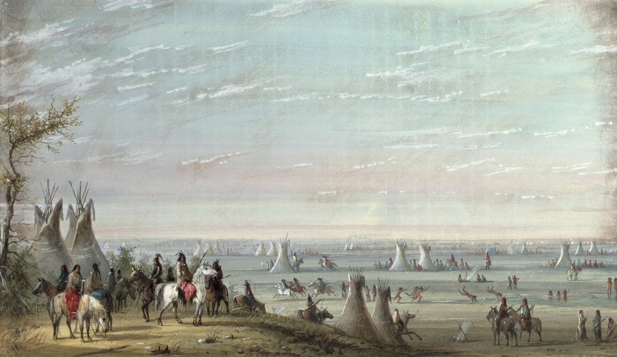 Encontro, 1837 de Alfred Jacob Miller