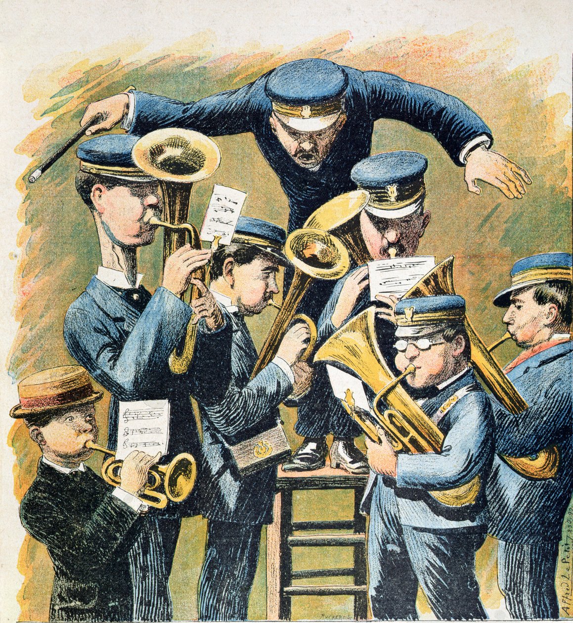 A Fanfarra, 1898 de Alfred Le Petit