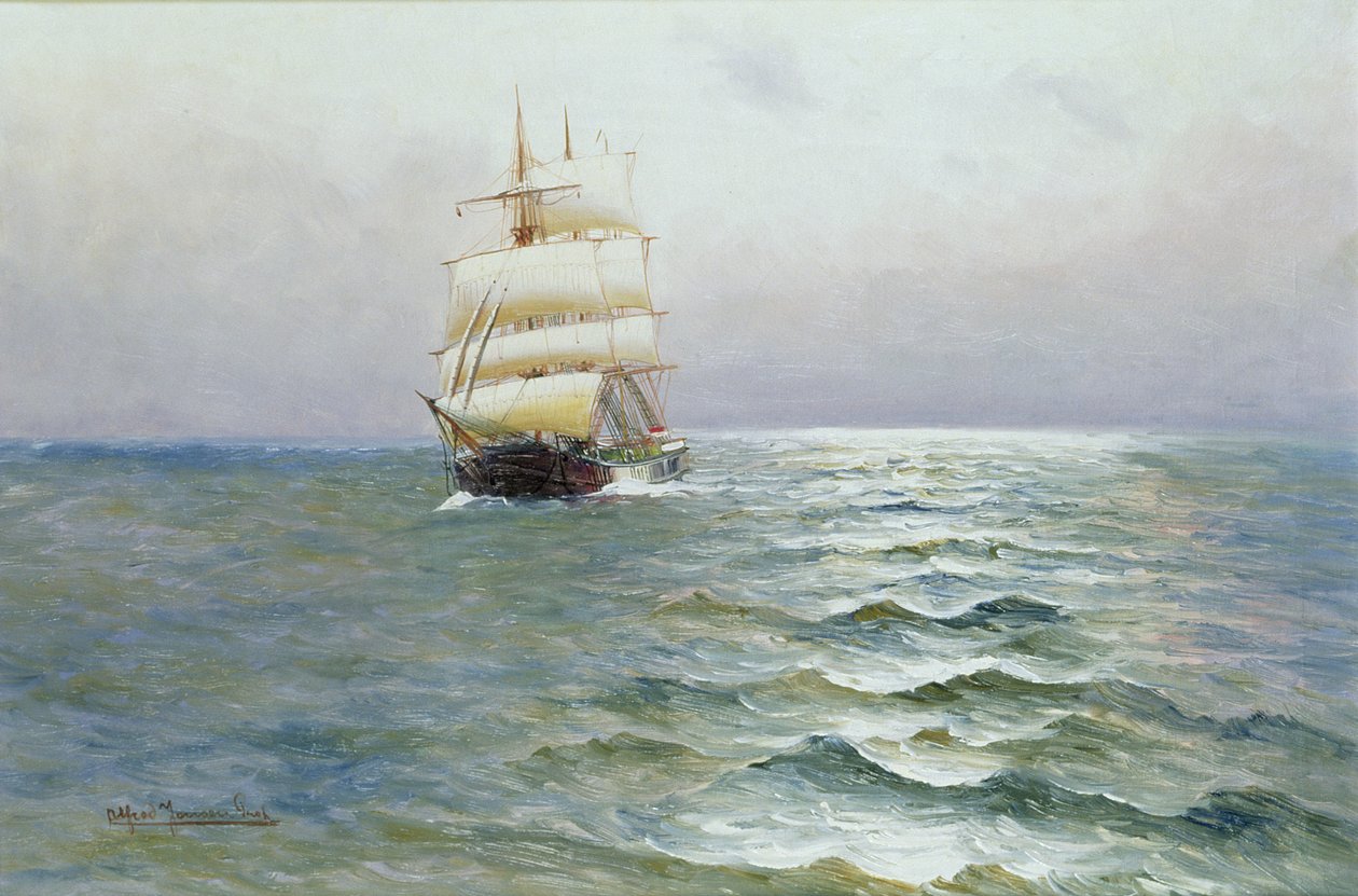 Navio alto de Alfred Serenius Jensen