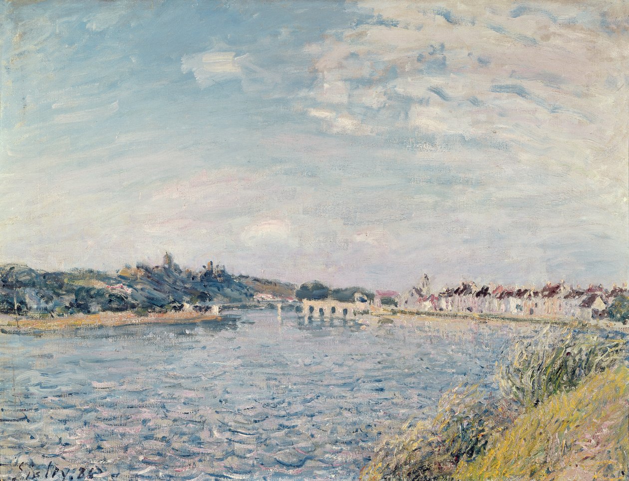 Paisagem, 1888 de Alfred Sisley