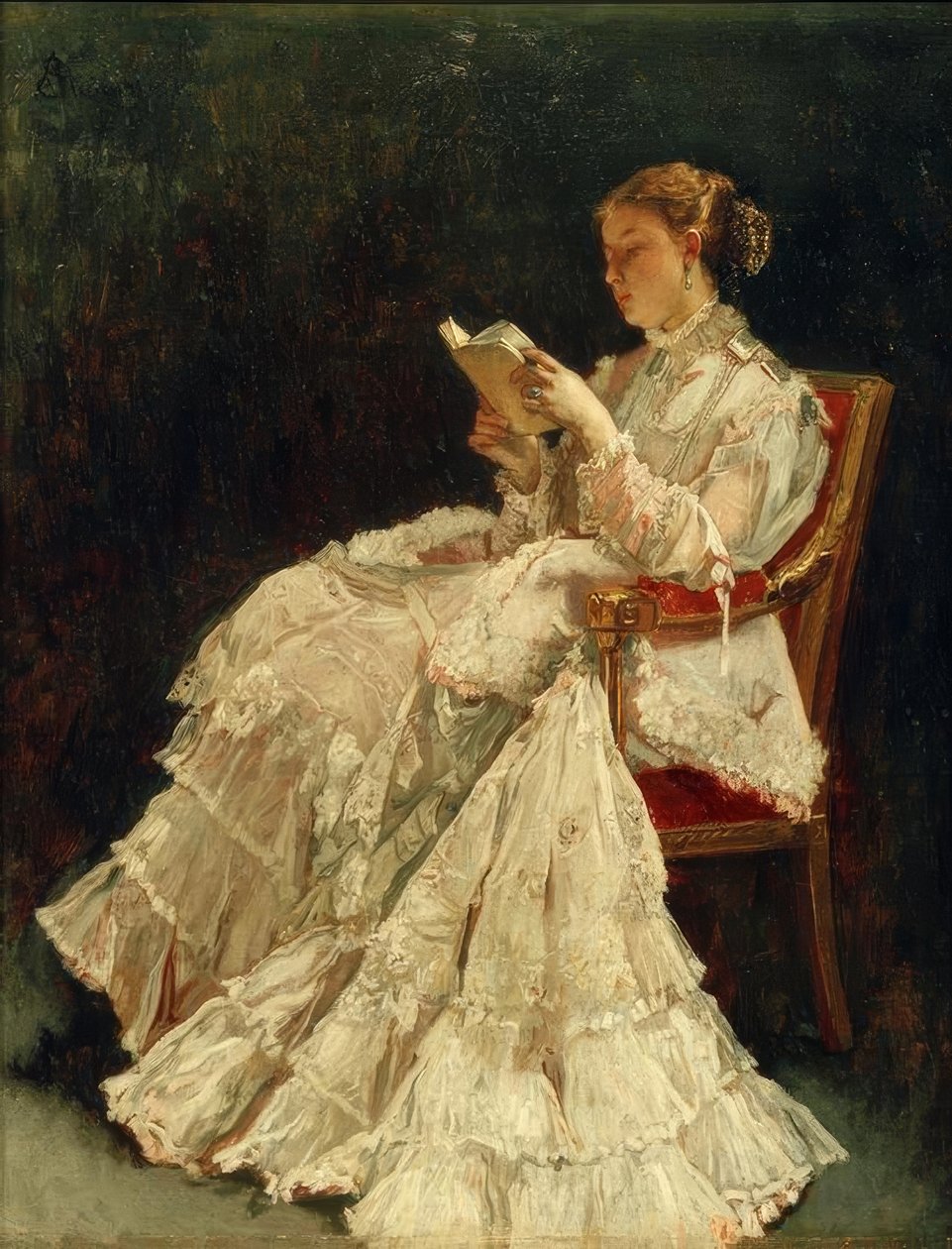 A. Stevens, o leitor de Alfred Emile Stevens