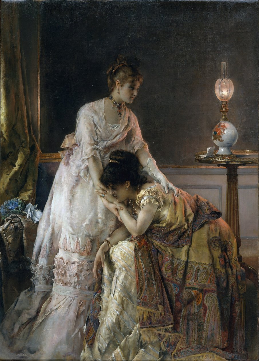 Depois da bola de Alfred Emile Stevens