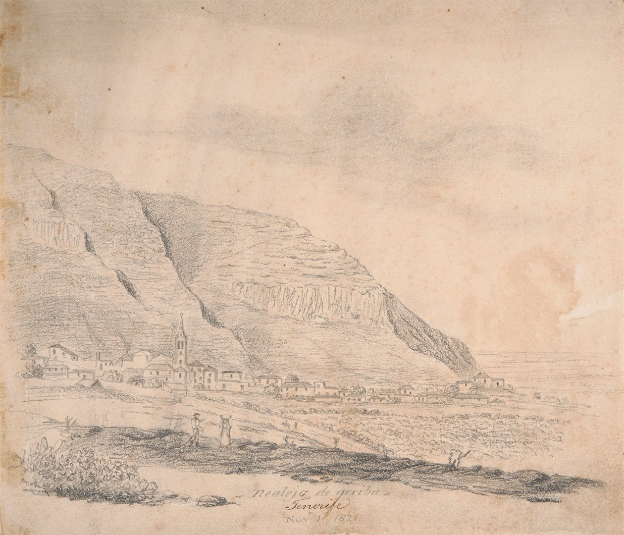 Realejo de arriba, Tenerife de Alfred Diston