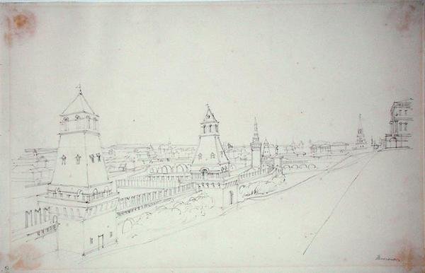 Moscou, 1827 de Alfred Gomersal Vickers
