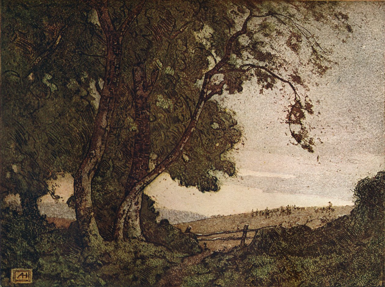 A cinza caída, c1910 de Alfred Hartley