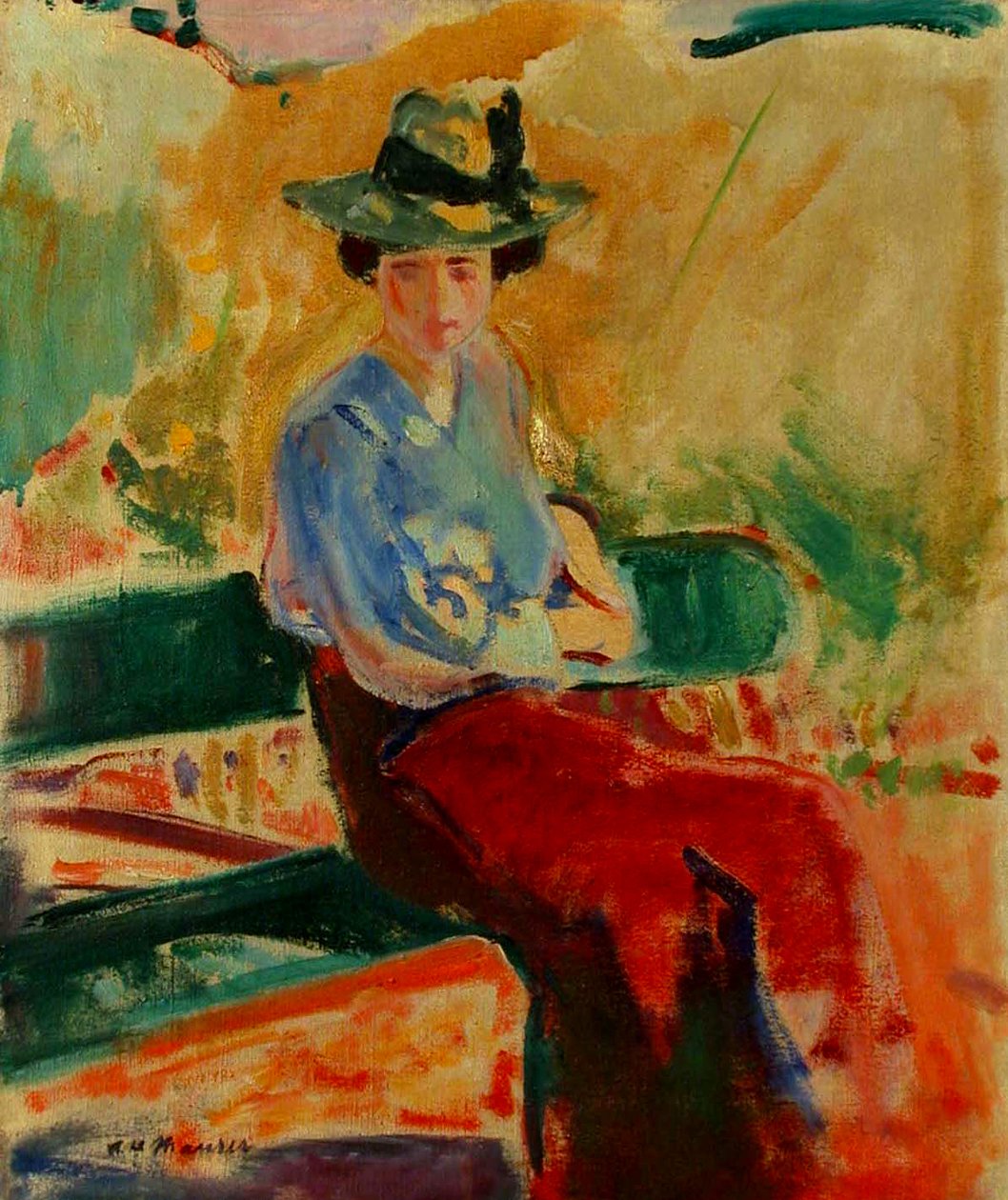 Figura no Banco de Alfred Henry Maurer
