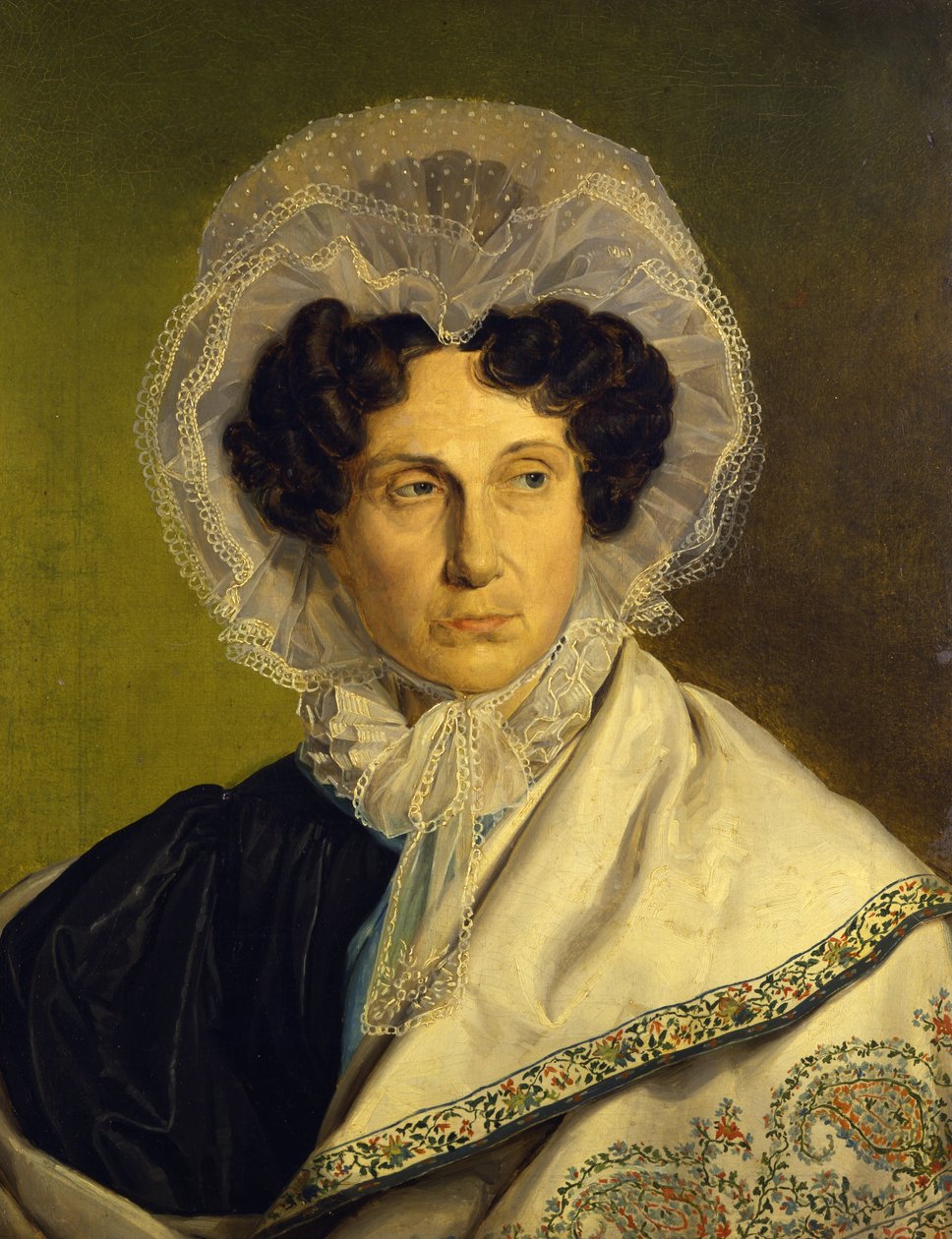 Retrato da mãe do artista de Alfred Rethel
