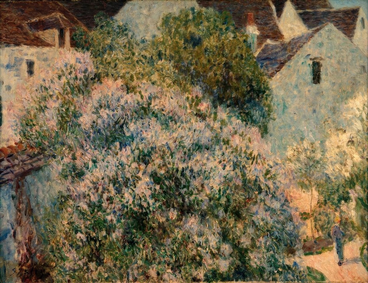 O lilás no meu jardim de Alfred Sisley