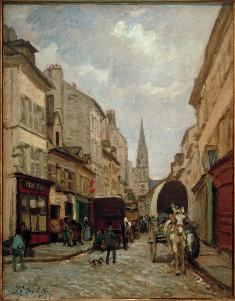 Rua Grande, Argenteuil de Alfred Sisley
