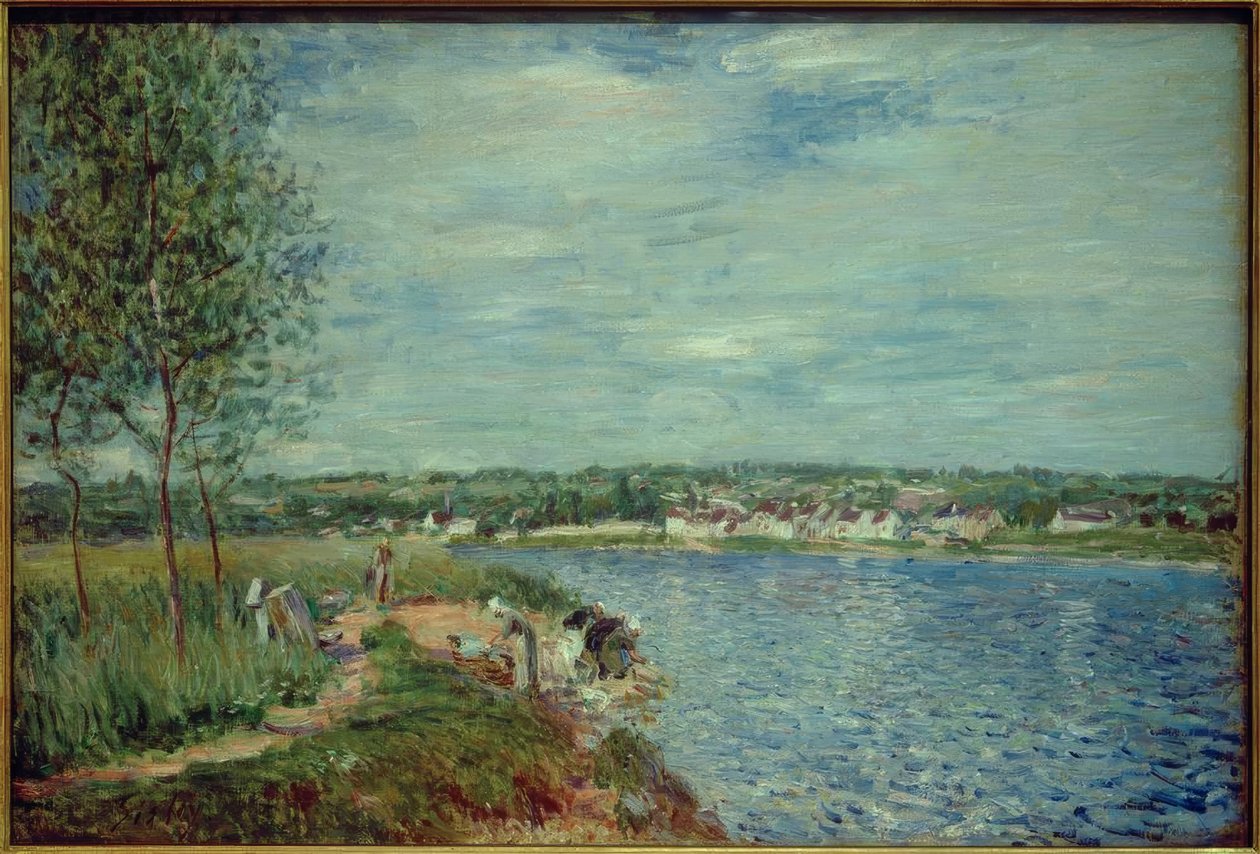 Lavadoras próx Champagne de Alfred Sisley