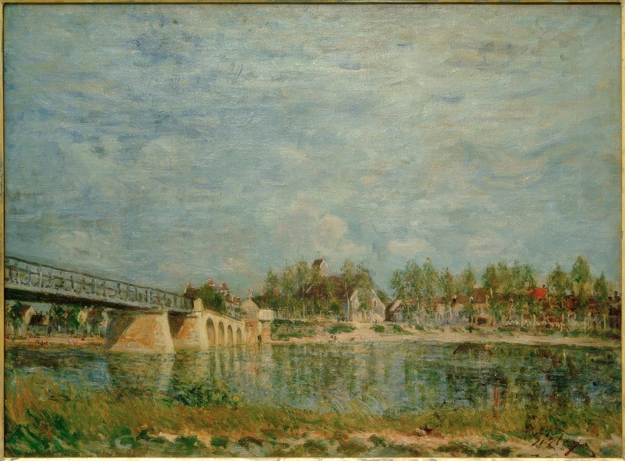 A ponte de Saint-Mammès de Alfred Sisley