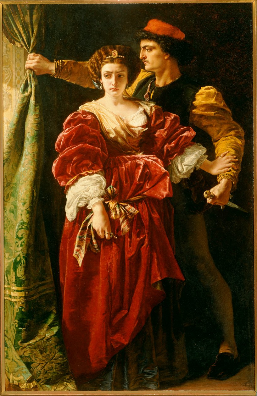 Lucrezia Borgia, 1863 de Alfred W. Elmore