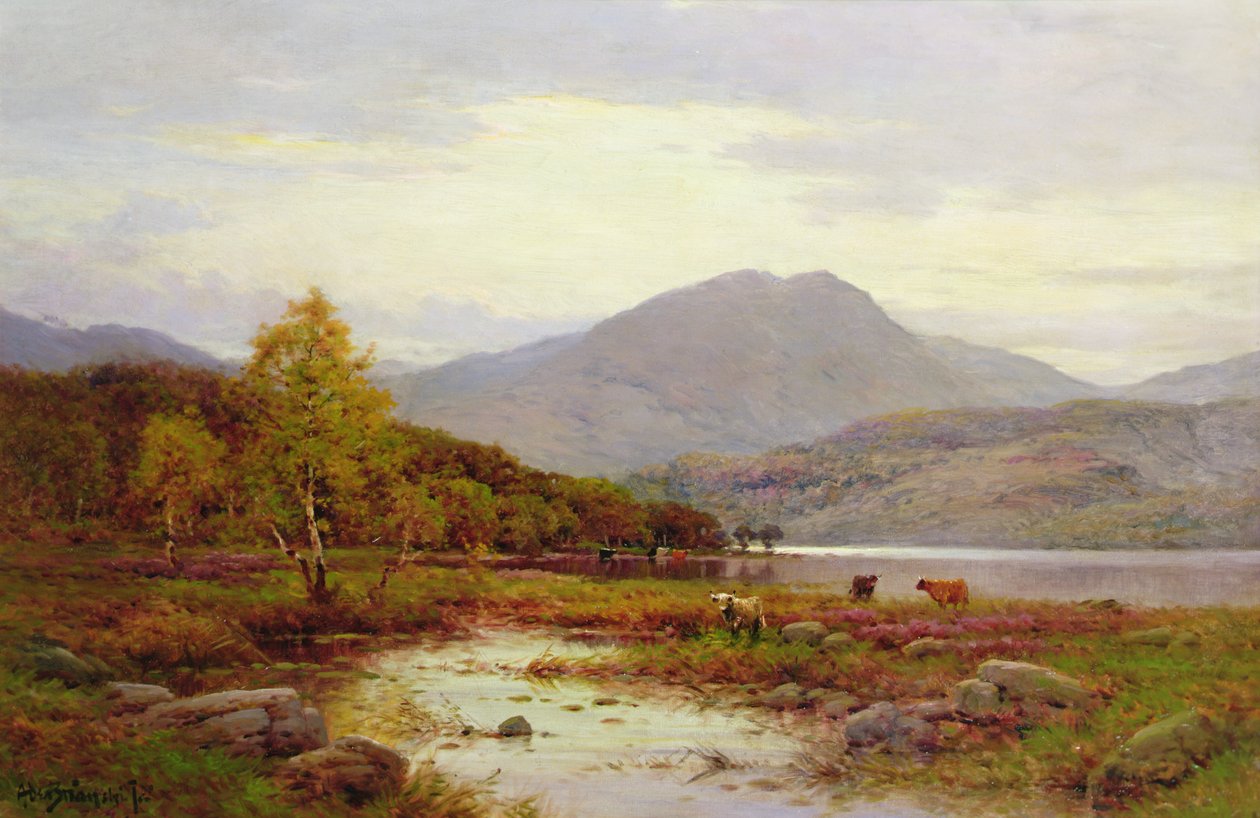 Noite de Outono, Loch Venachar de Alfred de Breanski