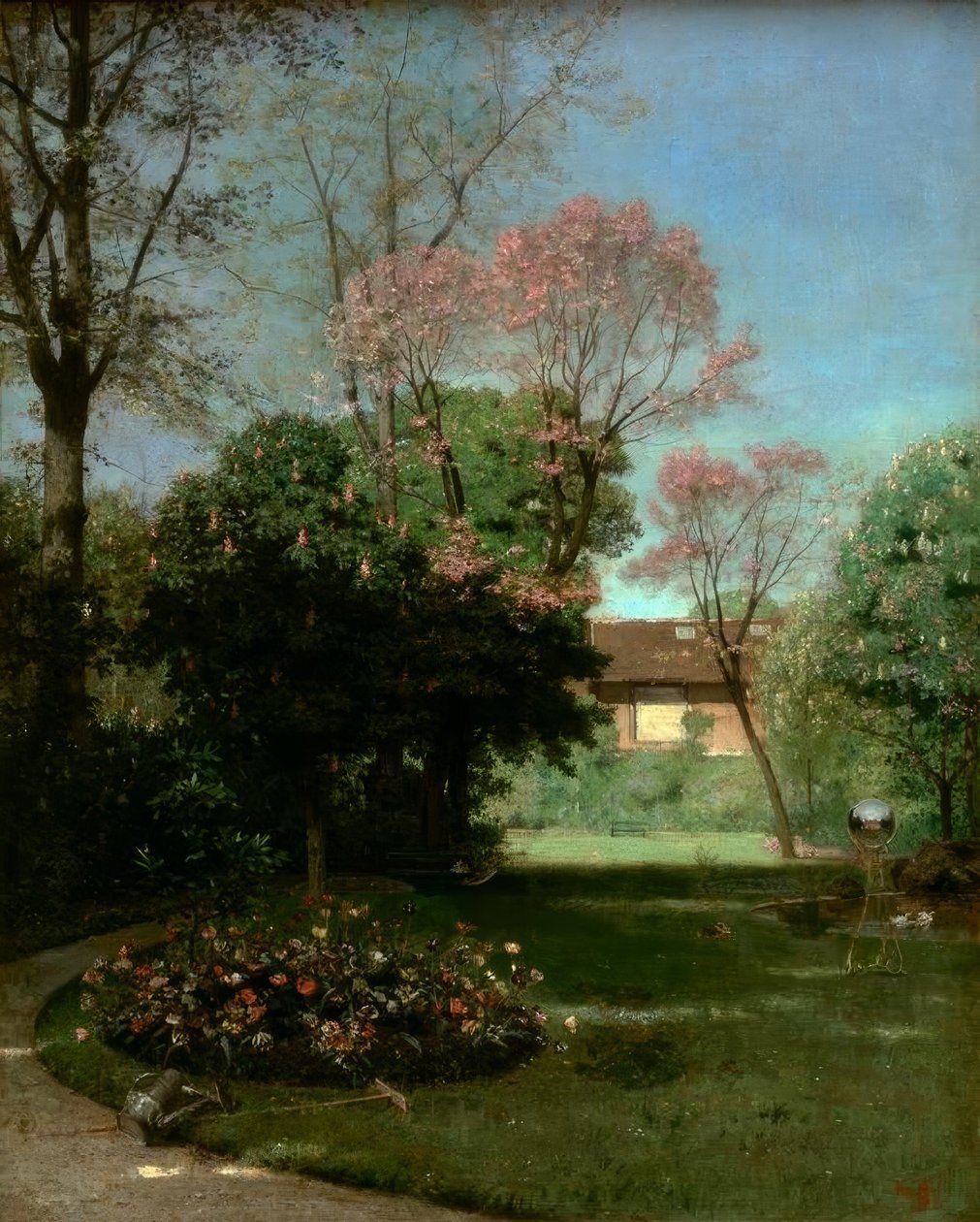 O jardim de Alfred Stevens de Alfred de Knyff