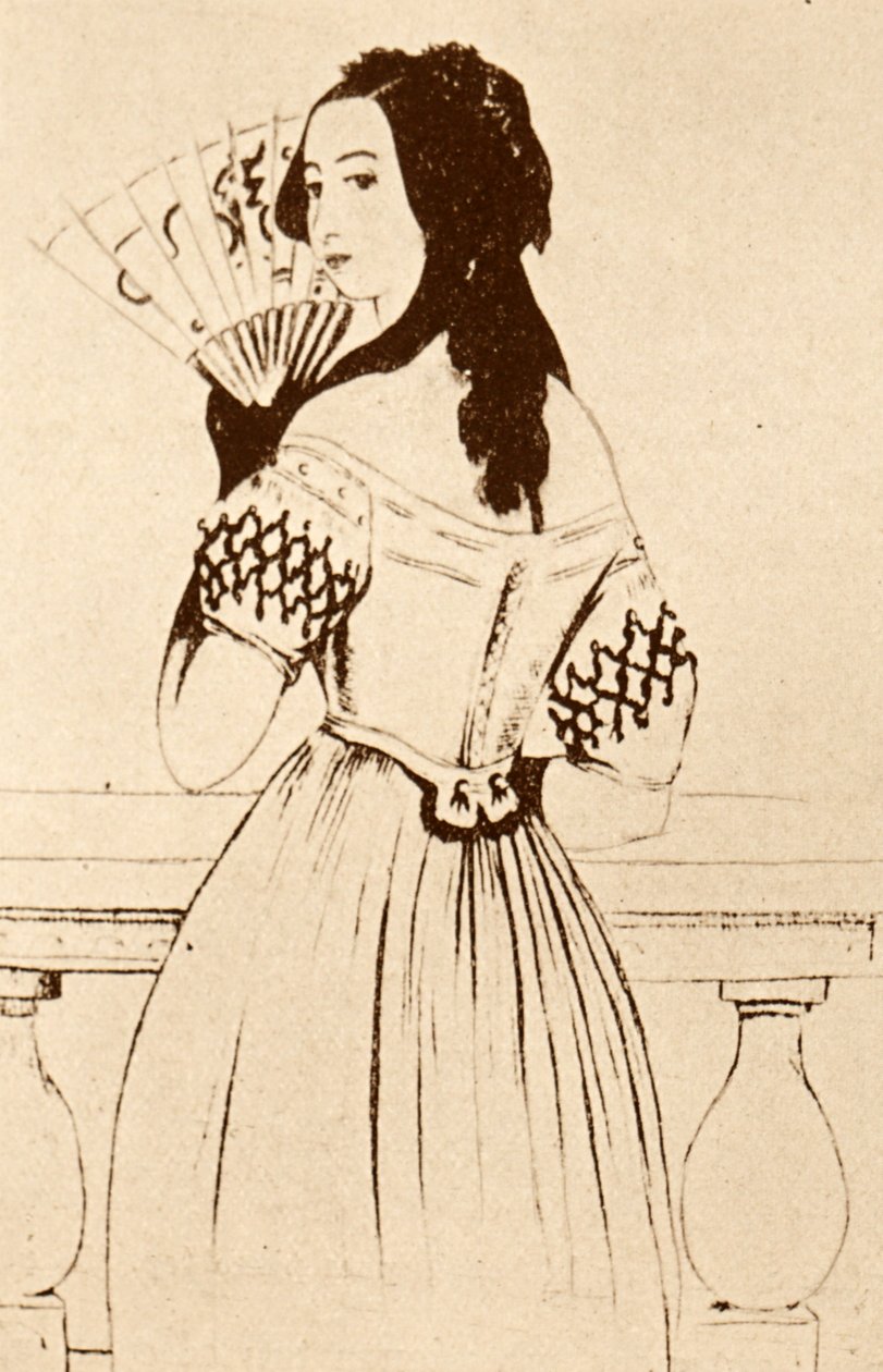 George Sand (desenho) de Alfred de Musset