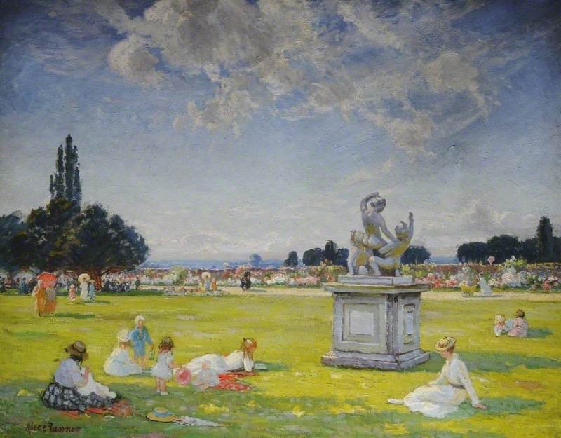 Verão em Hampton Court de Alice Maud Fanner