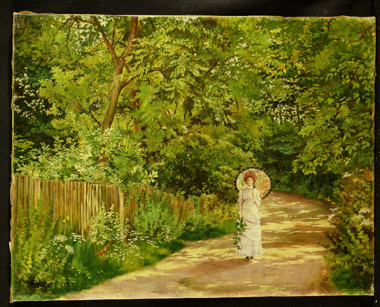 Senhora com um parasol de Alice Price