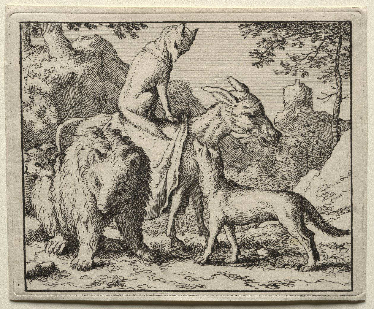 Reynard o Fox. de Allart van Everdingen