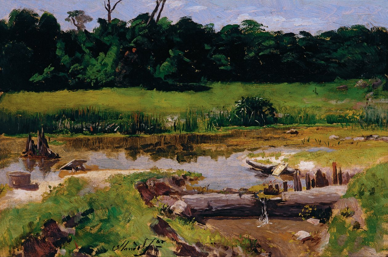 Paisagem fluvial de Almeida Júnior