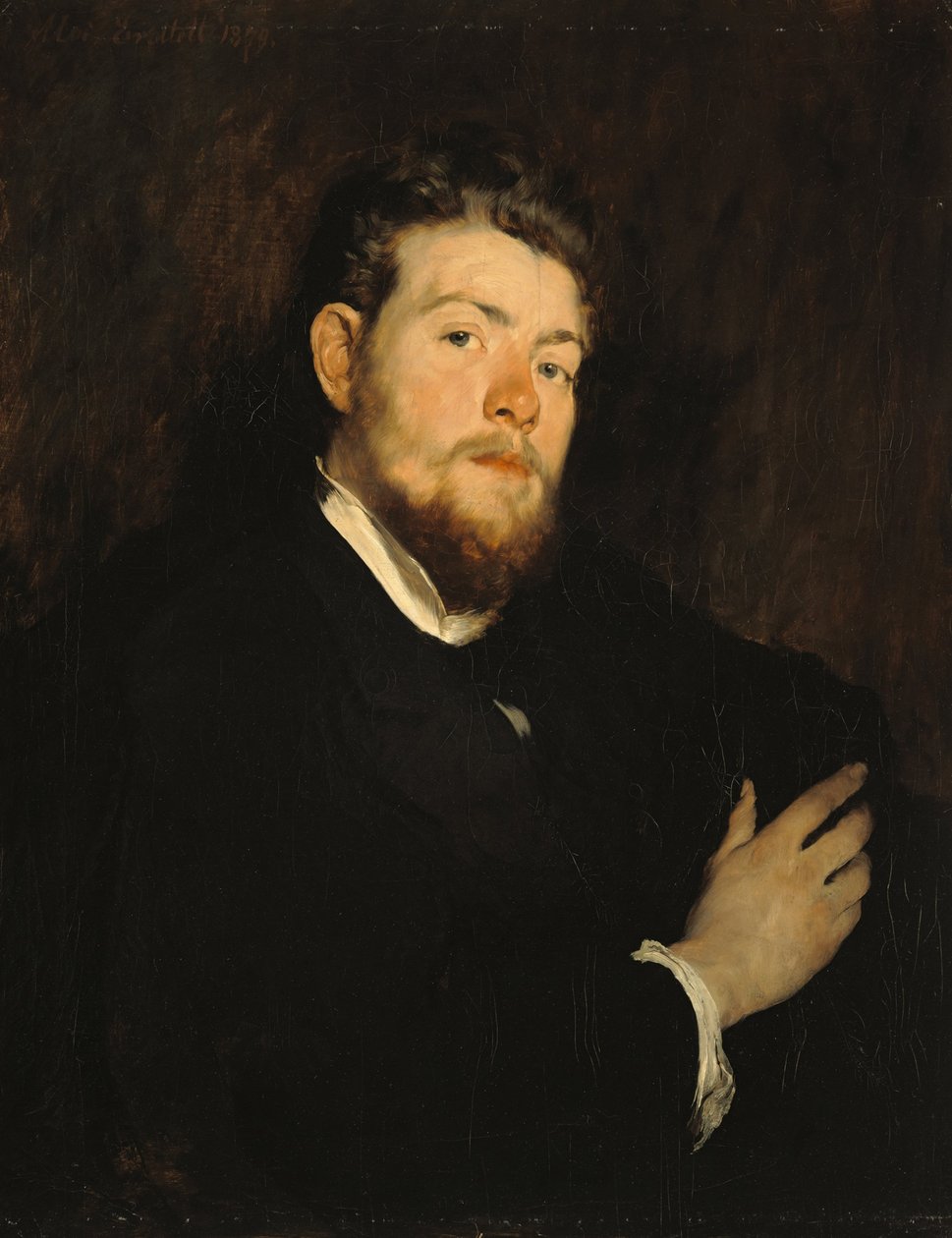 O pintor Carl von Marr de Alois Erdtelt