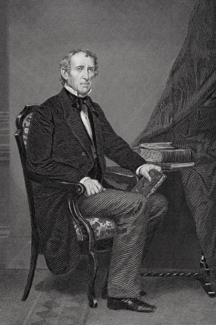 Retrato de John Tyler (1790-1862) (veja 254658 para detalhes) de Alonzo Chappel