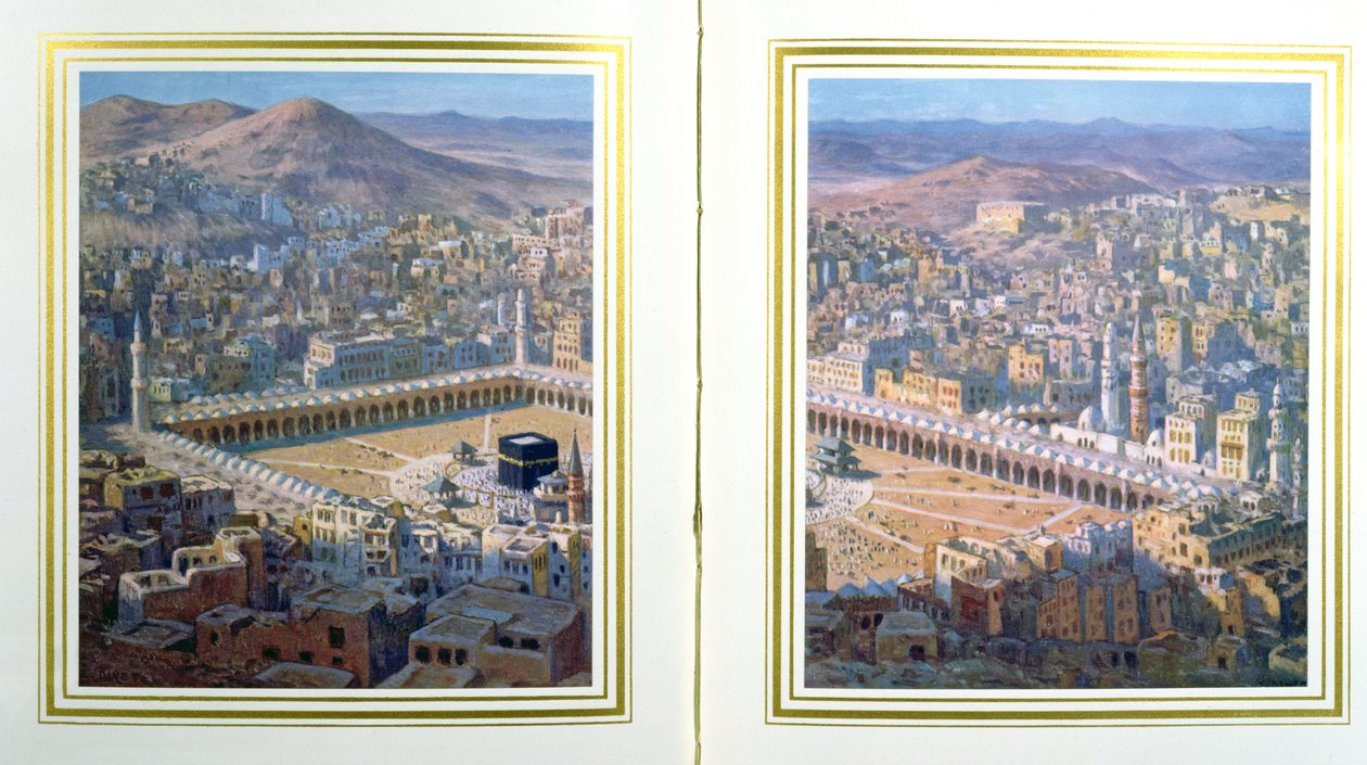 Vista de Meca, 1918 de Alphonse Etienne Dinet