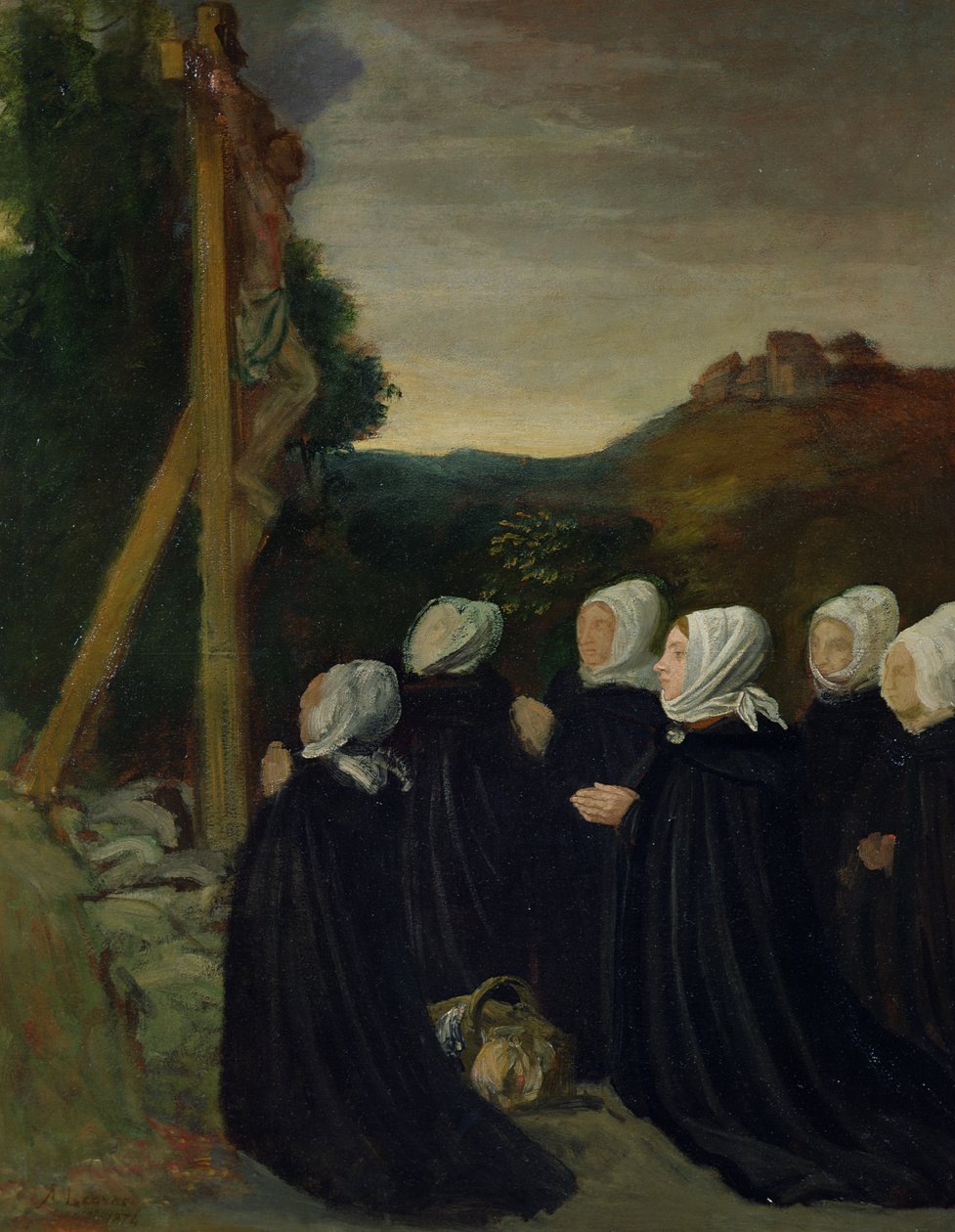 Calvário, 1874 de Alphonse Legros
