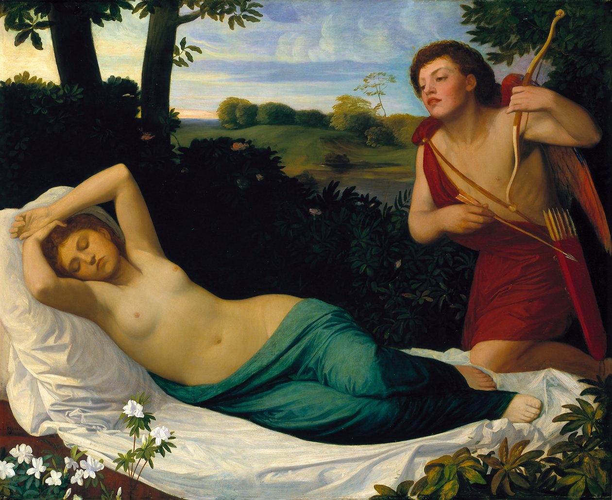 Cupido e Psique de Alphonse Legros