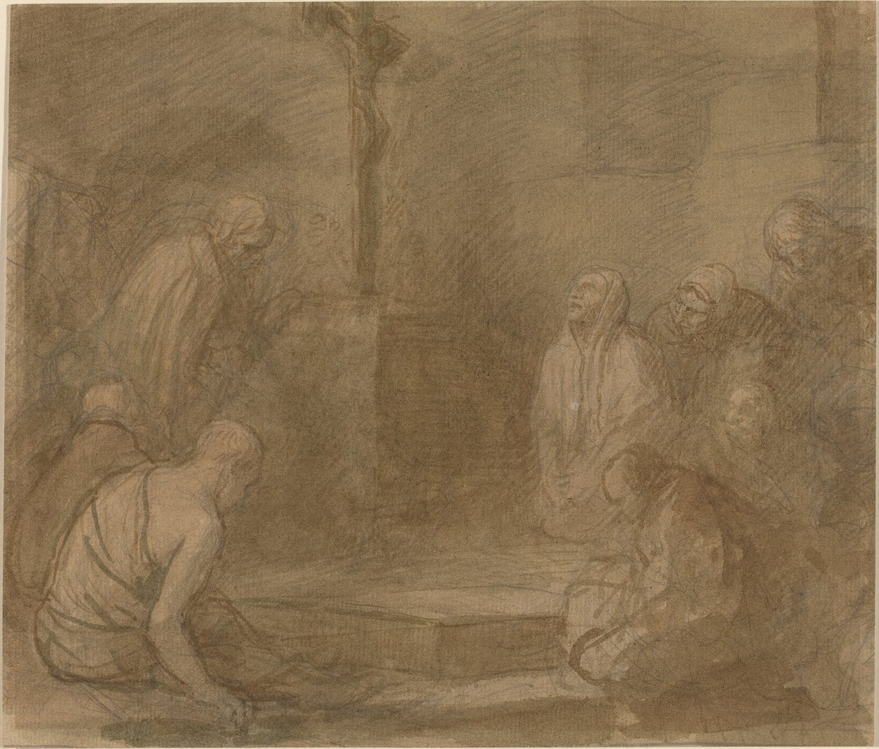 Ao pé da cruz de Alphonse Legros