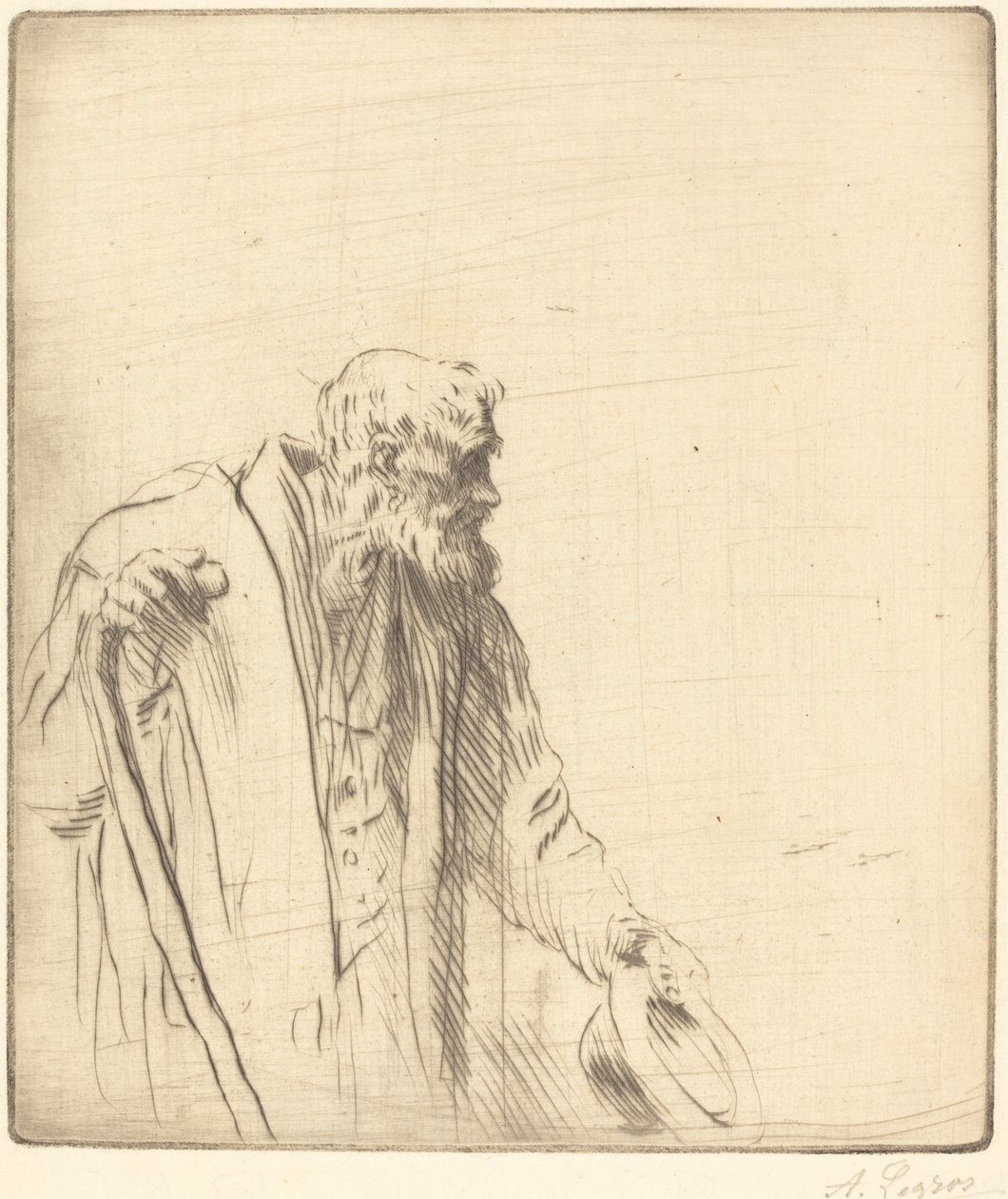 Mendigo (Um mendigo) de Alphonse Legros