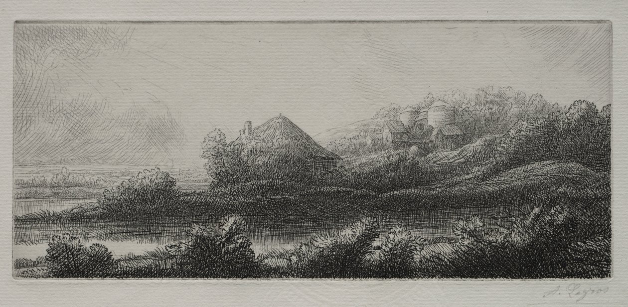 Cabana no pântano de Alphonse Legros